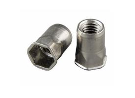 Заклепка резьбовая полушестигранная с уменьшенным бортом